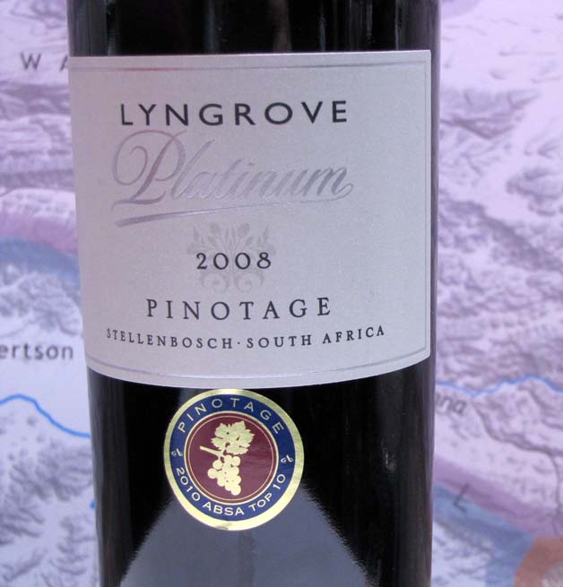 Lyngrove Estate, Pinotage Platinium 2008