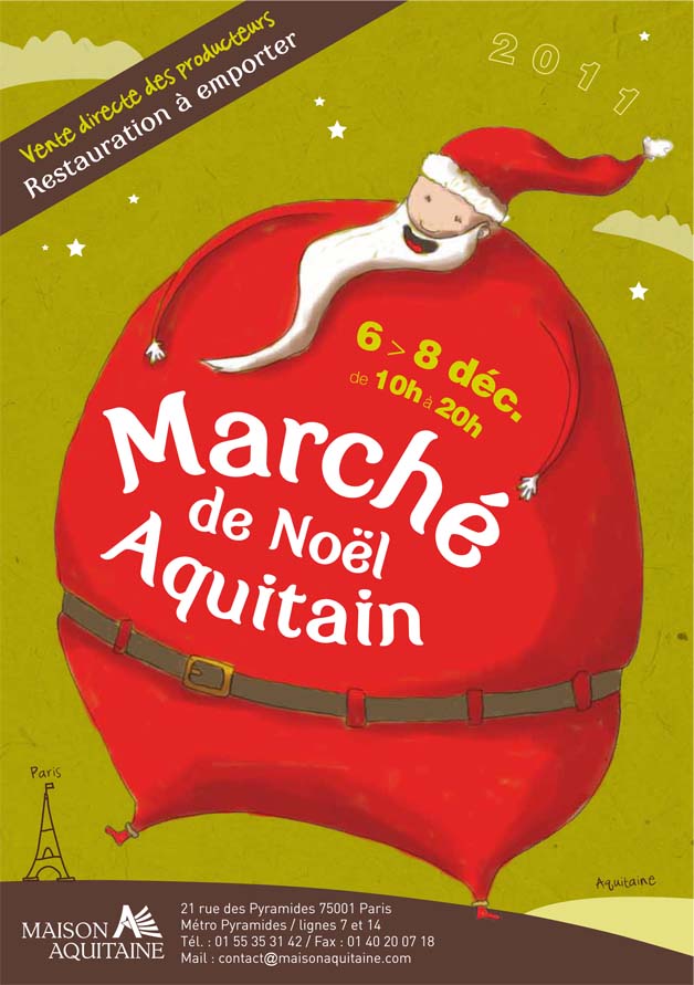 Marché de Noël Aquitain à Paris